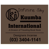 The KUUMBA - DESIGNERS INCENSE INFINITE SKY available online with global shipping, and in PAM Stores Melbourne and Sydney.