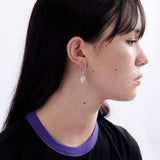 The OUTLINE GESTURE EARRING - SILVER available online with global shipping, and in PAM Stores Melbourne and Sydney.