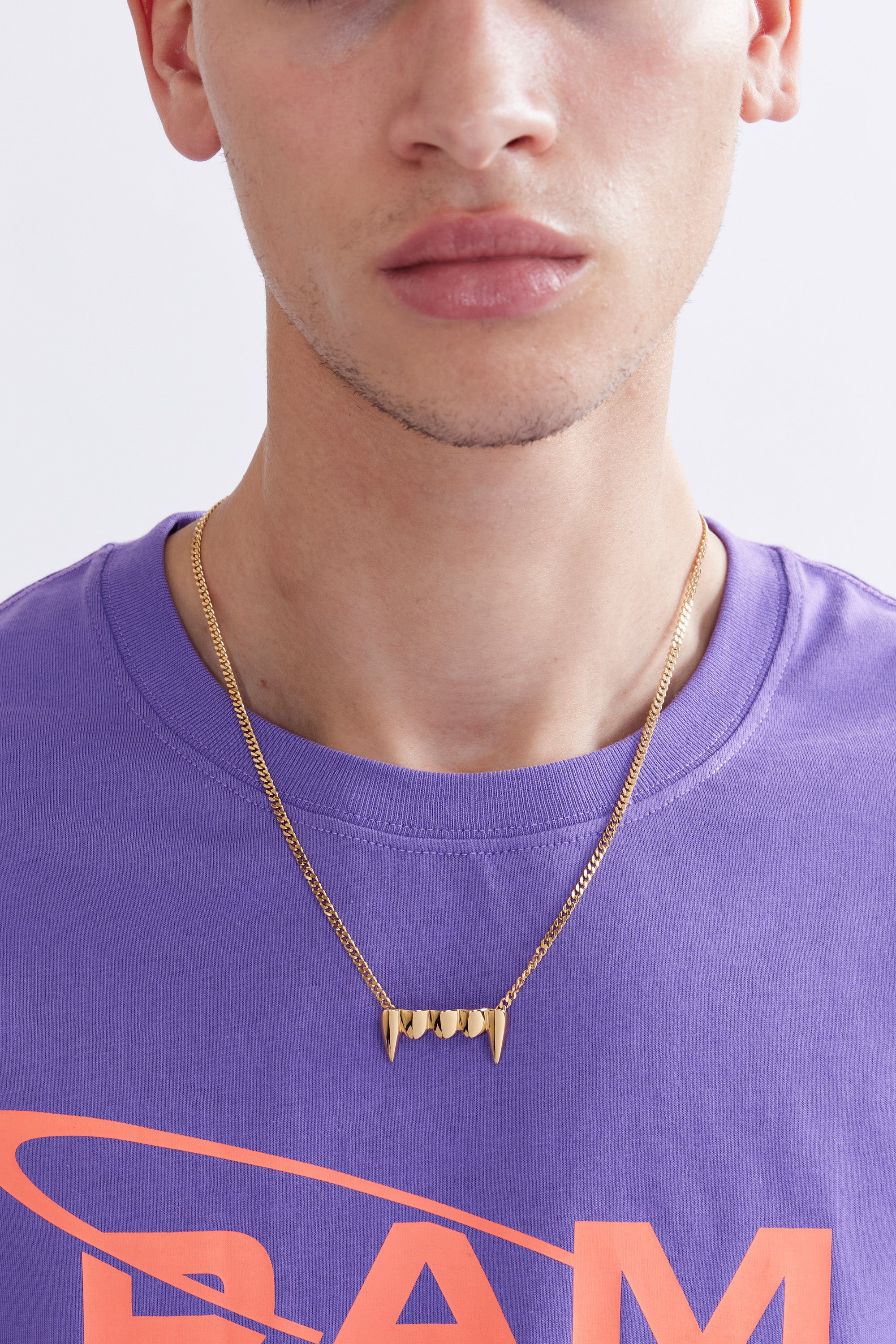 The FANGZ NECKLACE - GOLD available online with global shipping, and in PAM Stores Melbourne and Sydney.