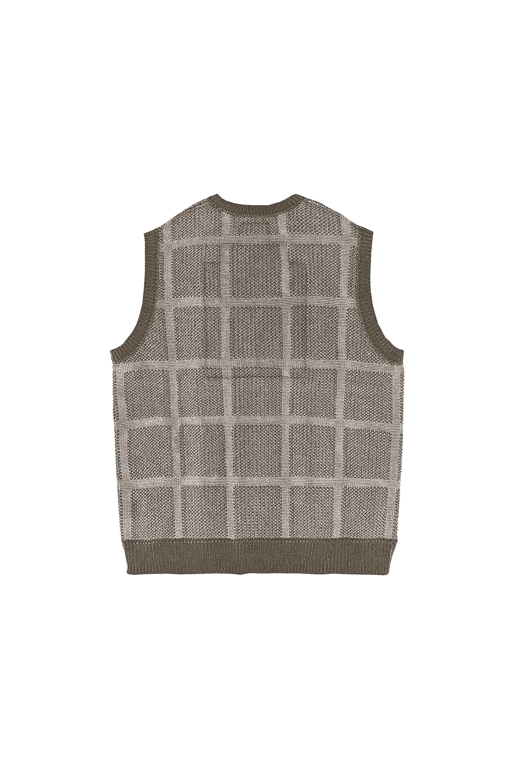 The GRID LOOSE KNIT VEST available online with global shipping, and in PAM Stores Melbourne and Sydney.