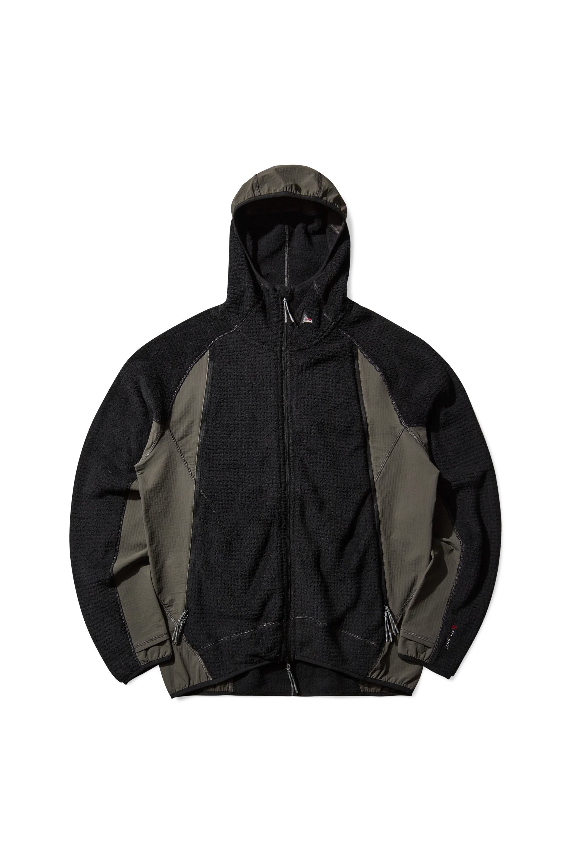 The Kai Polartech High Loft Jacket Black Dark Olive available online with global shipping, and in PAM Stores Melbourne and Sydney.