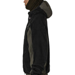 The Kai Polartech High Loft Jacket Black Dark Olive available online with global shipping, and in PAM Stores Melbourne and Sydney.