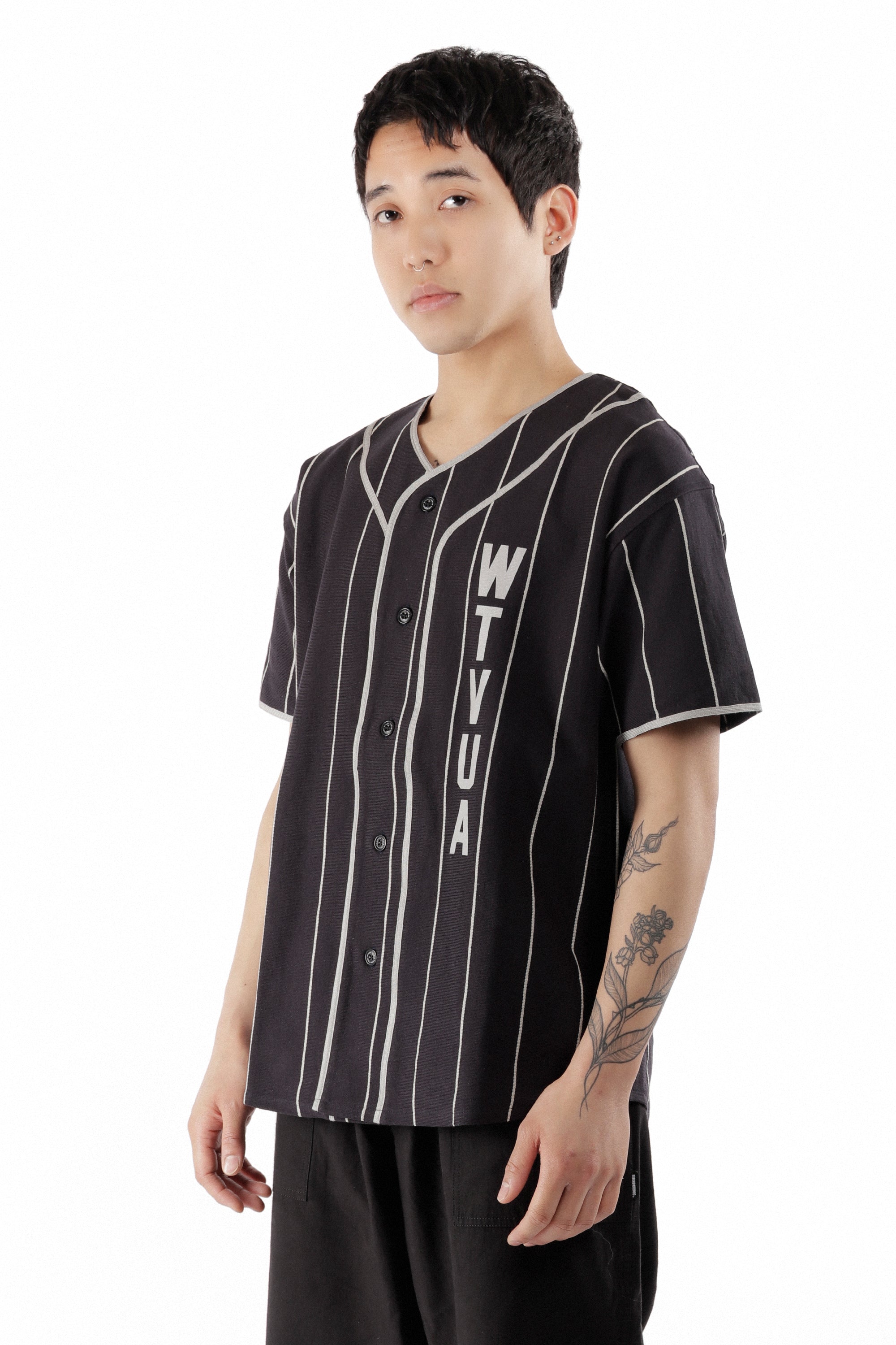 The LEAGUE COTTON SS SHIRT NAVY available online with global shipping, and in PAM Stores Melbourne and Sydney.