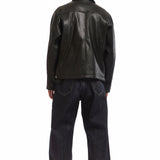 The LEATHER PM JACKET BLACK available online with global shipping, and in PAM Stores Melbourne and Sydney.