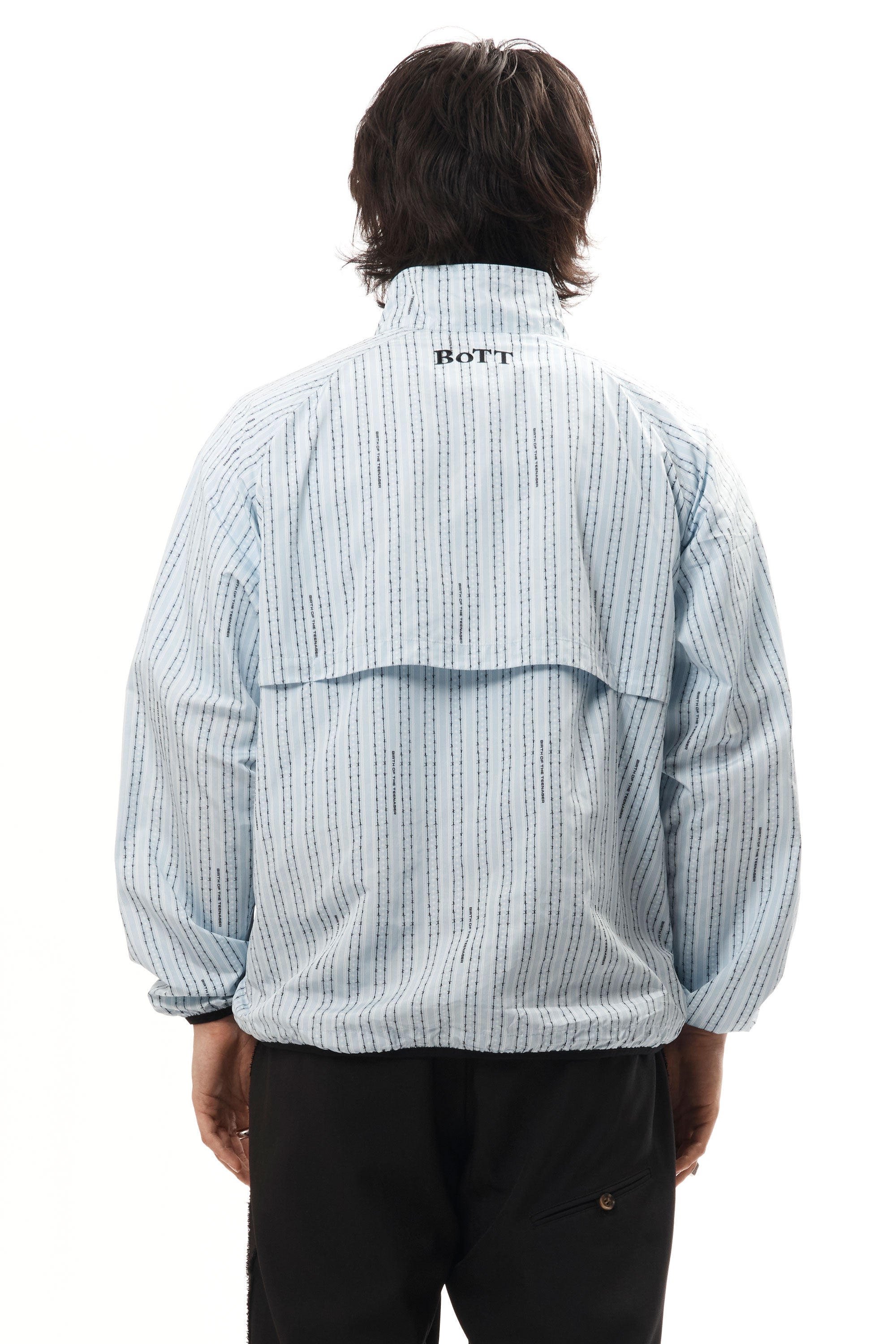 The Lightweight Track Jacket Light Blue available online with global shipping, and in PAM Stores Melbourne and Sydney.