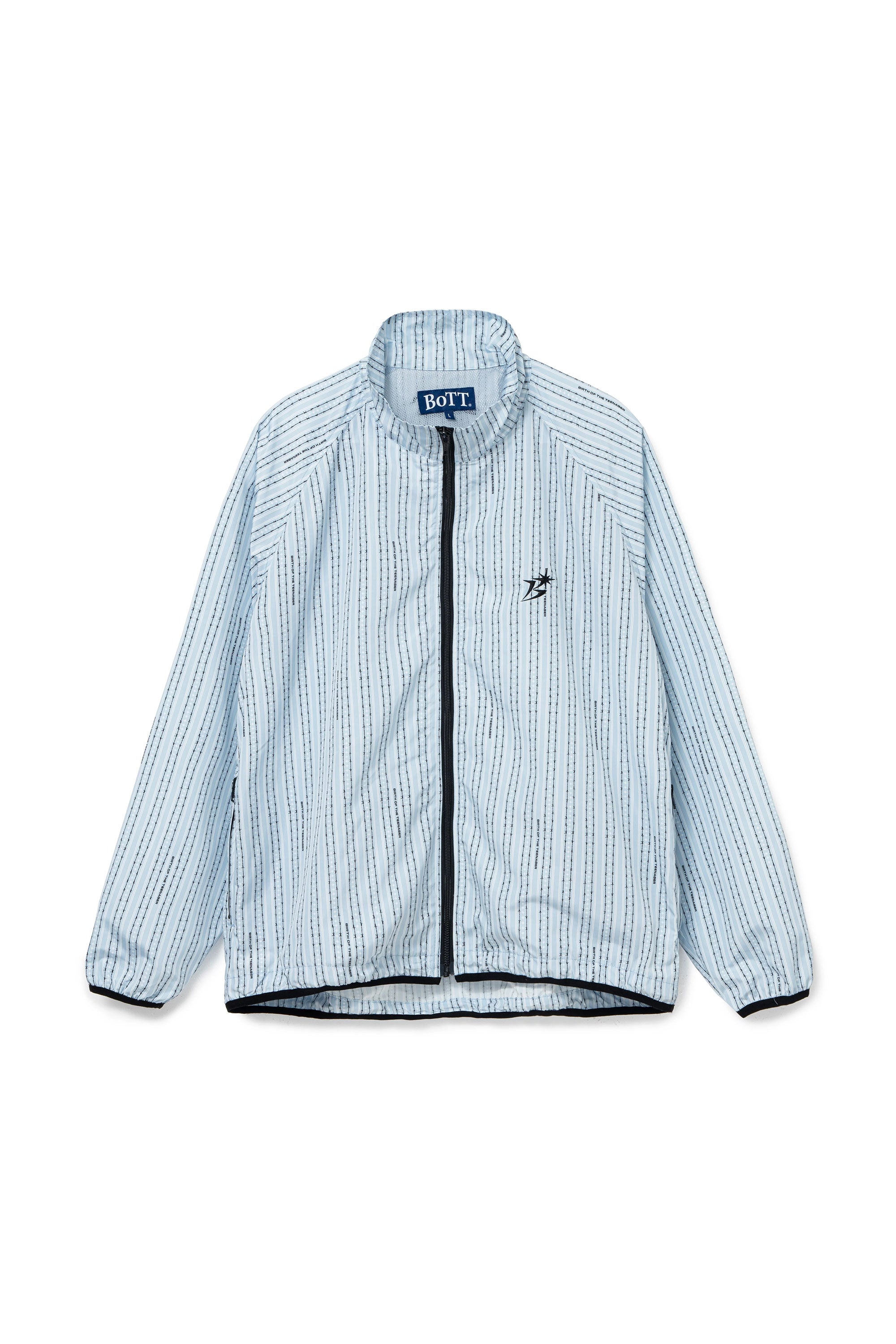 The Lightweight Track Jacket Light Blue available online with global shipping, and in PAM Stores Melbourne and Sydney.