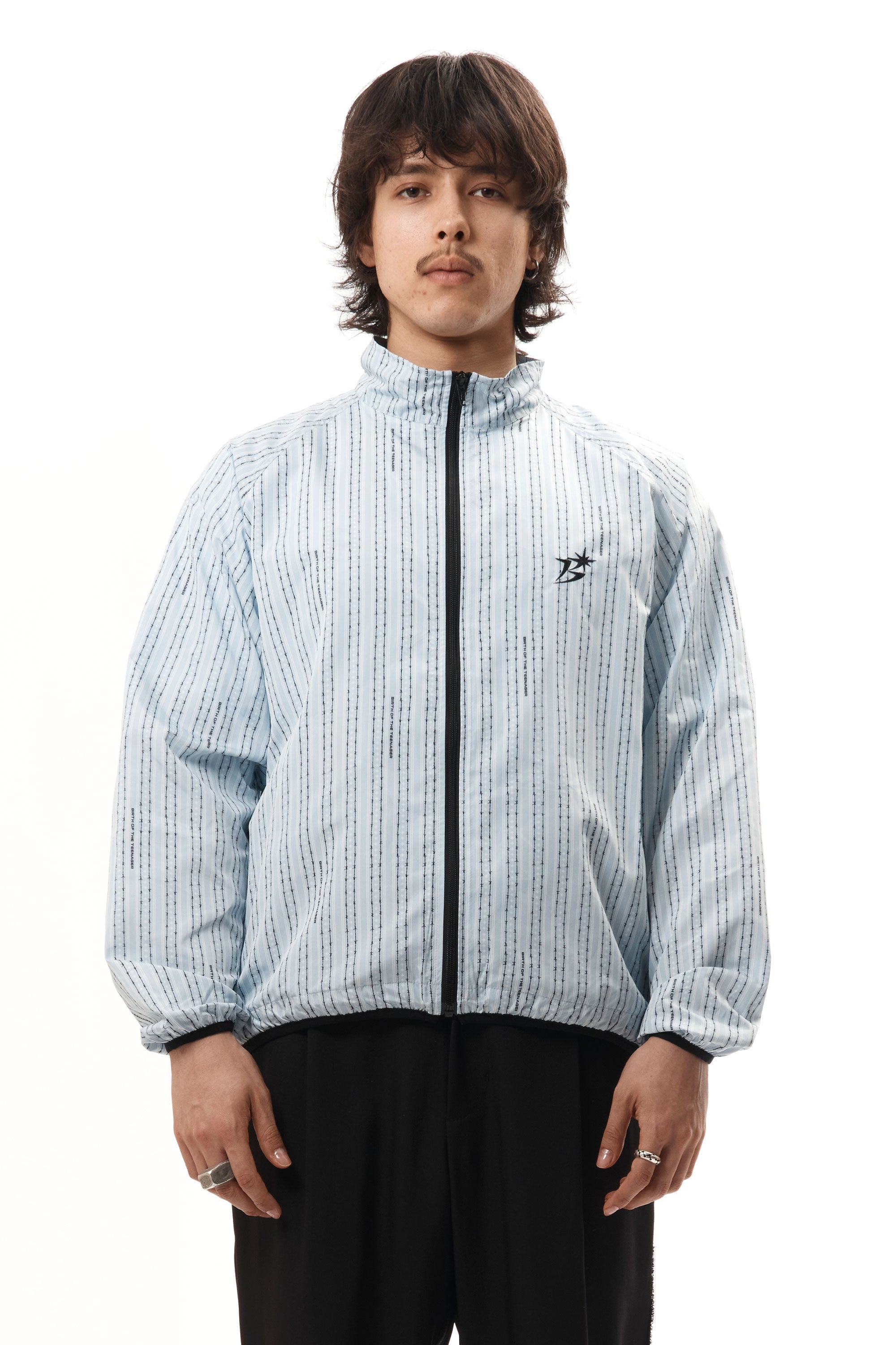 The Lightweight Track Jacket Light Blue available online with global shipping, and in PAM Stores Melbourne and Sydney.