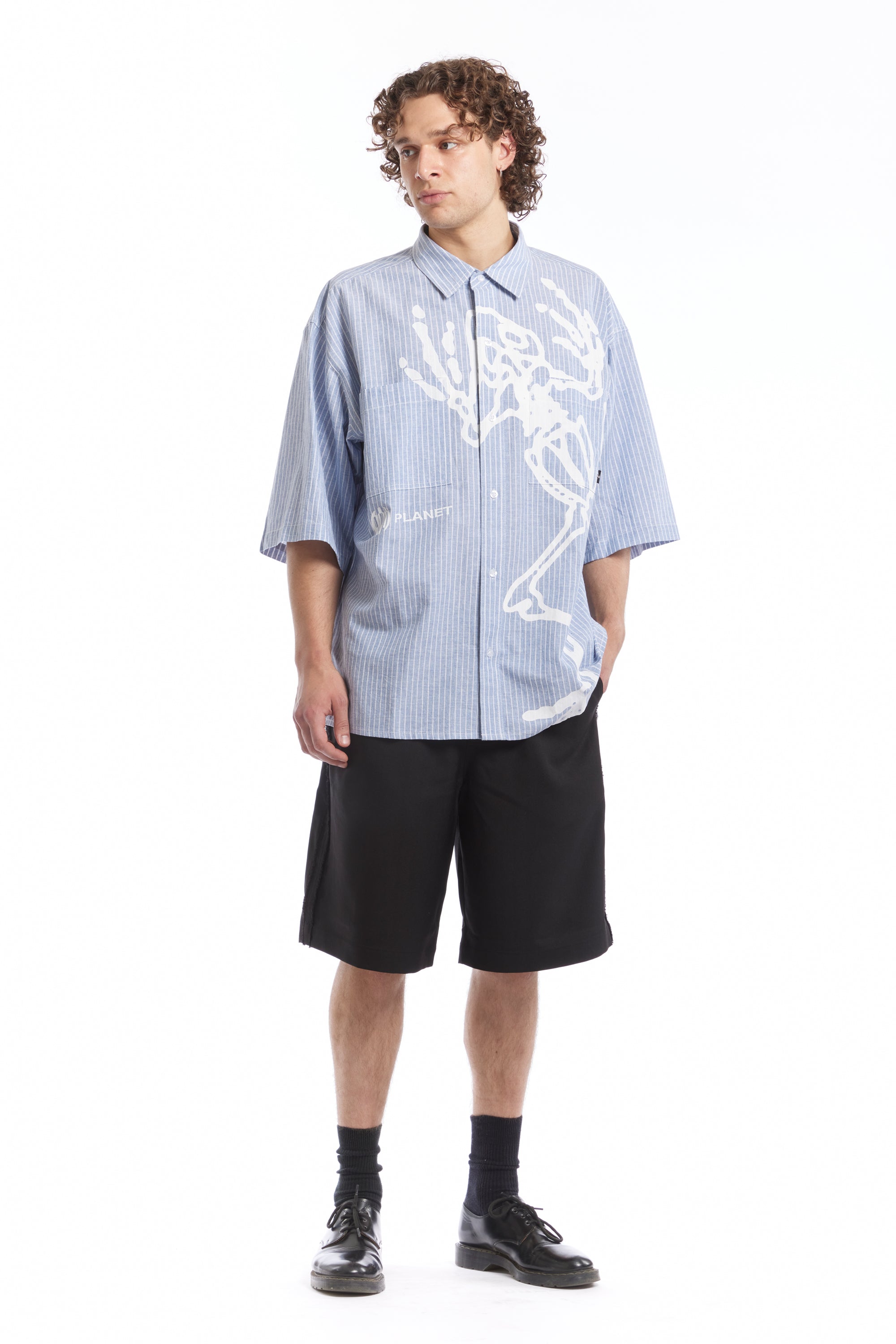 The LIL' BONE OVERSIZED SHIRT available online with global shipping, and in PAM Stores Melbourne and Sydney.