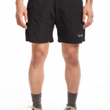 The LUNACY FREE WHEELING TRACK SHORTS - BLACK available online with global shipping, and in PAM Stores Melbourne and Sydney.