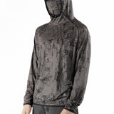 The Laki Melted Print Uv Hoodie Olive available online with global shipping, and in PAM Stores Melbourne and Sydney.