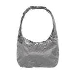 The Laki Packable Knot Bag Silver available online with global shipping, and in PAM Stores Melbourne and Sydney.