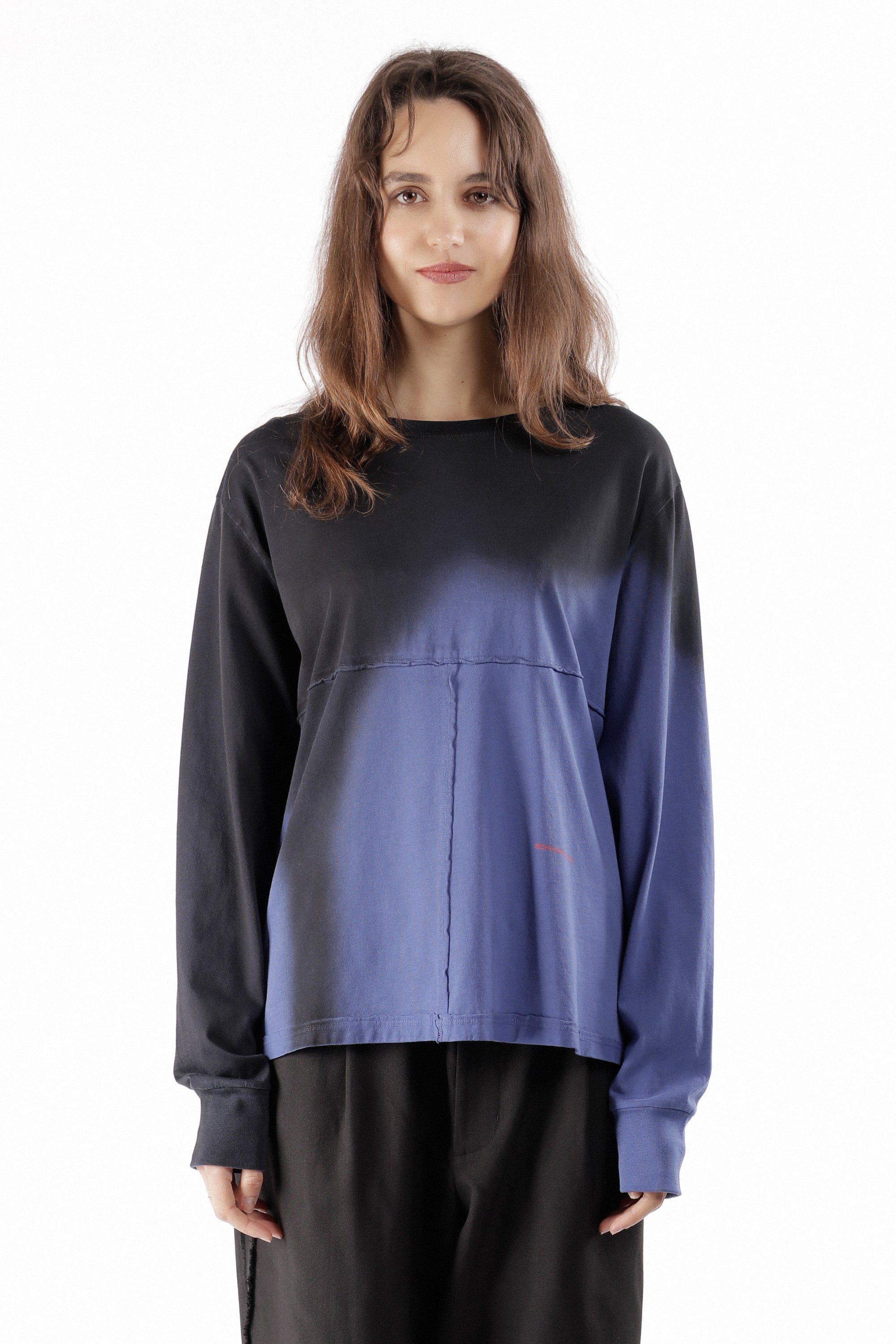 The ECKHAUS LATTA - LAPPED LONGSLEEVE SHADOW available online with global shipping, and in PAM Stores Melbourne and Sydney.