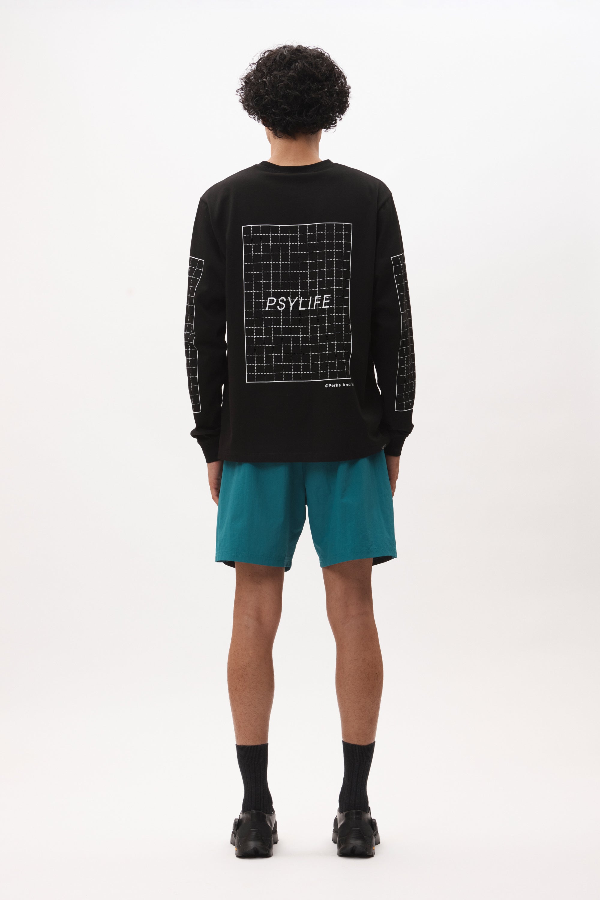 The LS TEE - GRIDS available online with global shipping, and in PAM Stores Melbourne and Sydney.