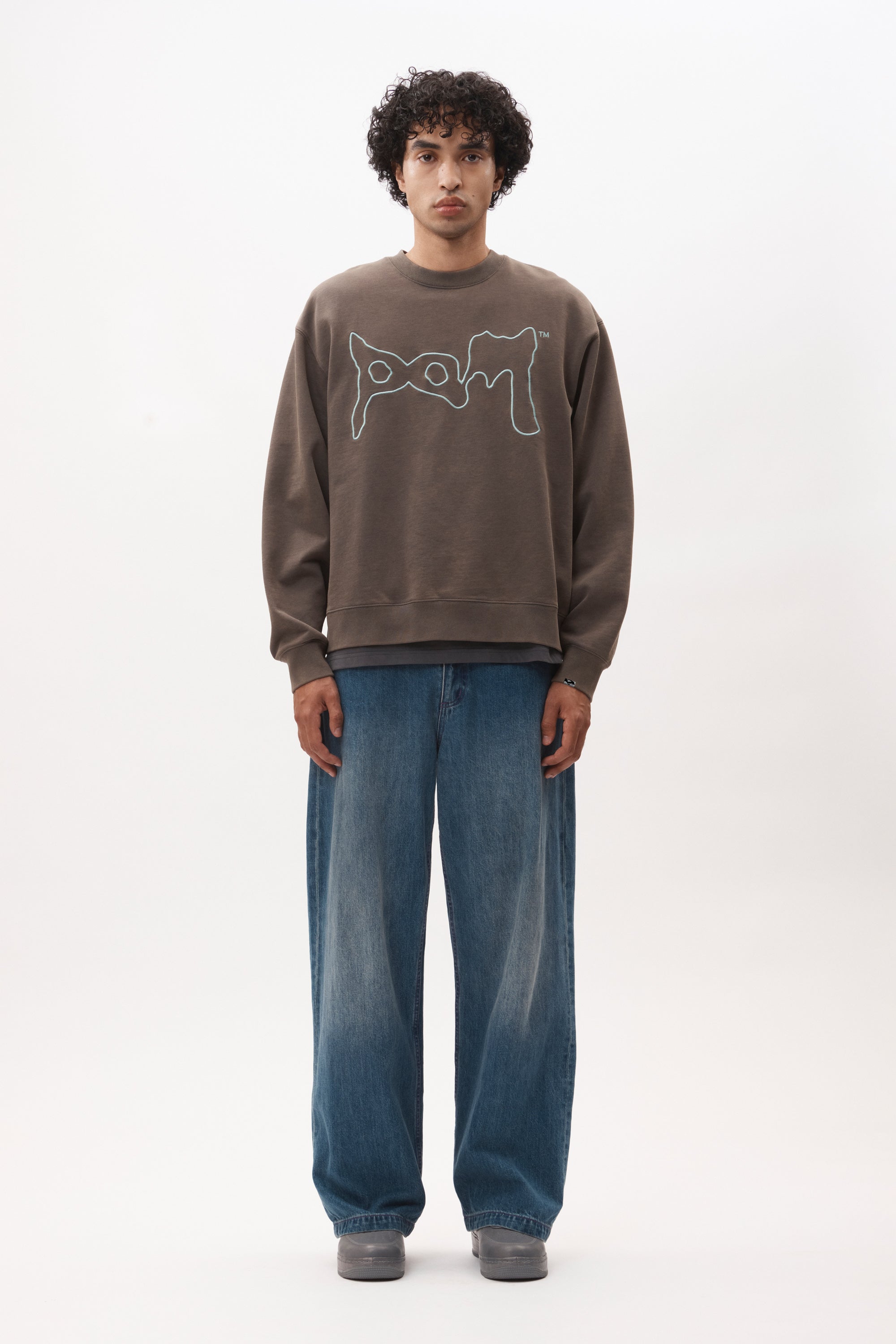 The PAMPAS CREWNECK SWEAT available online with global shipping, and in PAM Stores Melbourne and Sydney.