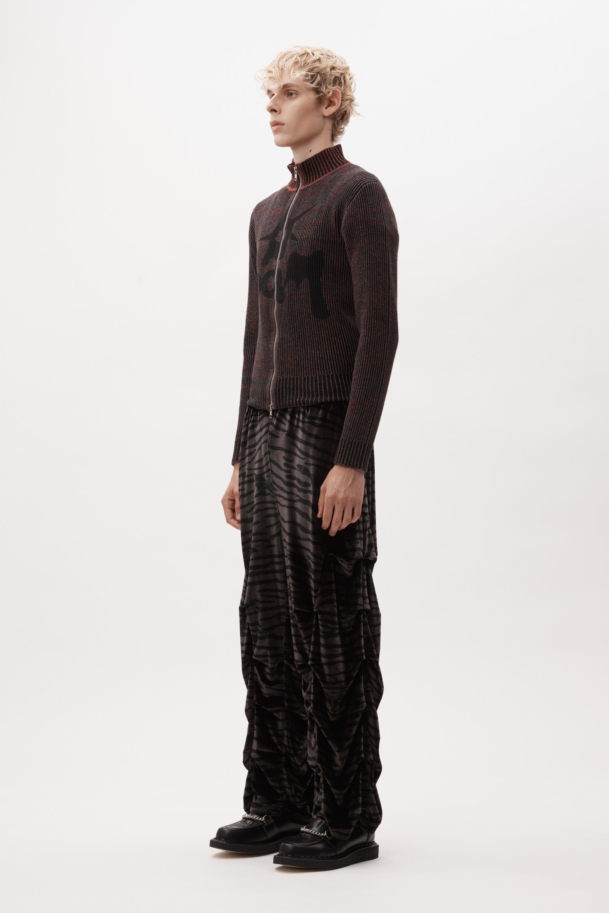 The URCHIN STEADFAST ZIP THRU KNIT available online with global shipping, and in PAM Stores Melbourne and Sydney.
