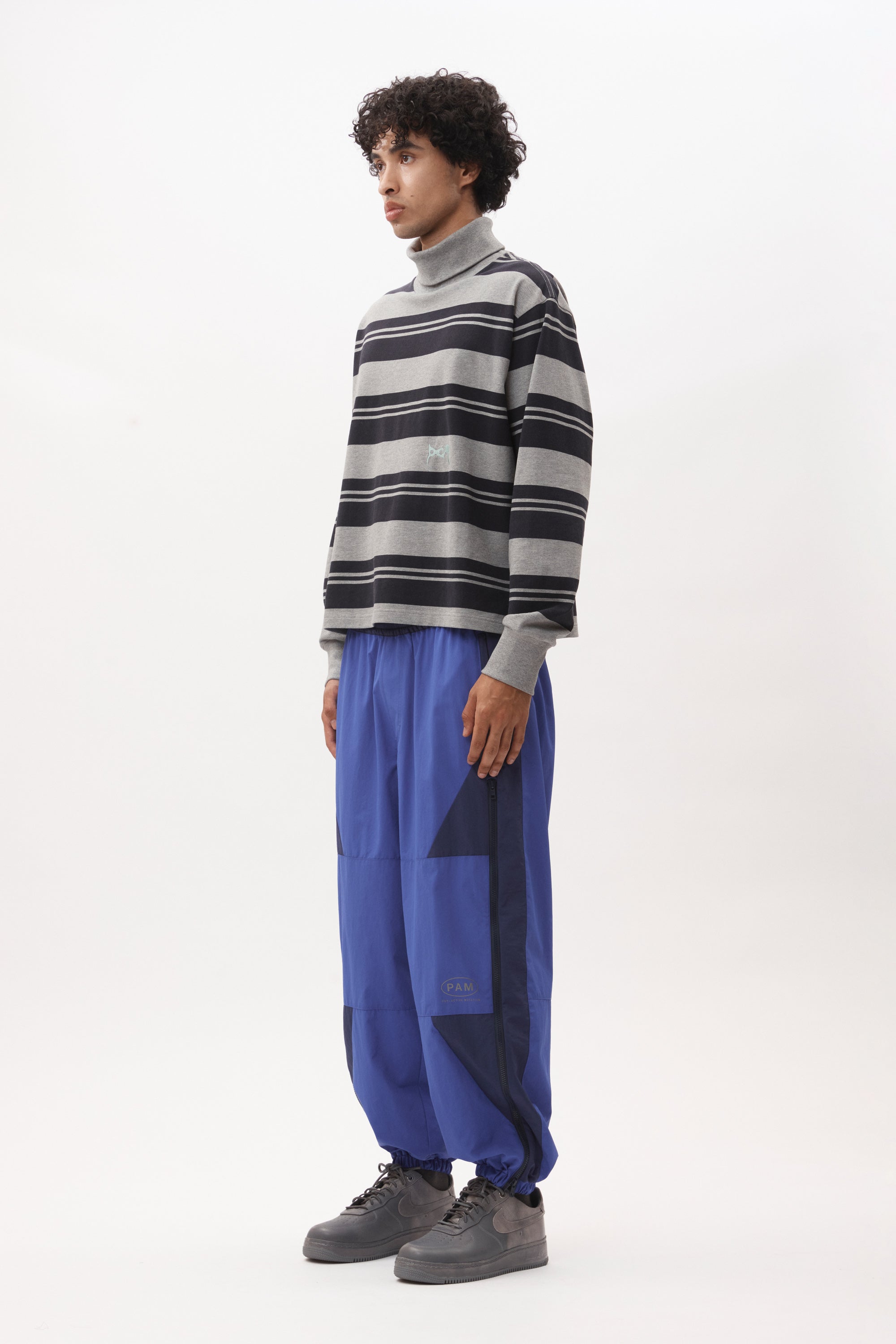 The AKTIV-8 TRACKPANT - BLUES available online with global shipping, and in PAM Stores Melbourne and Sydney.