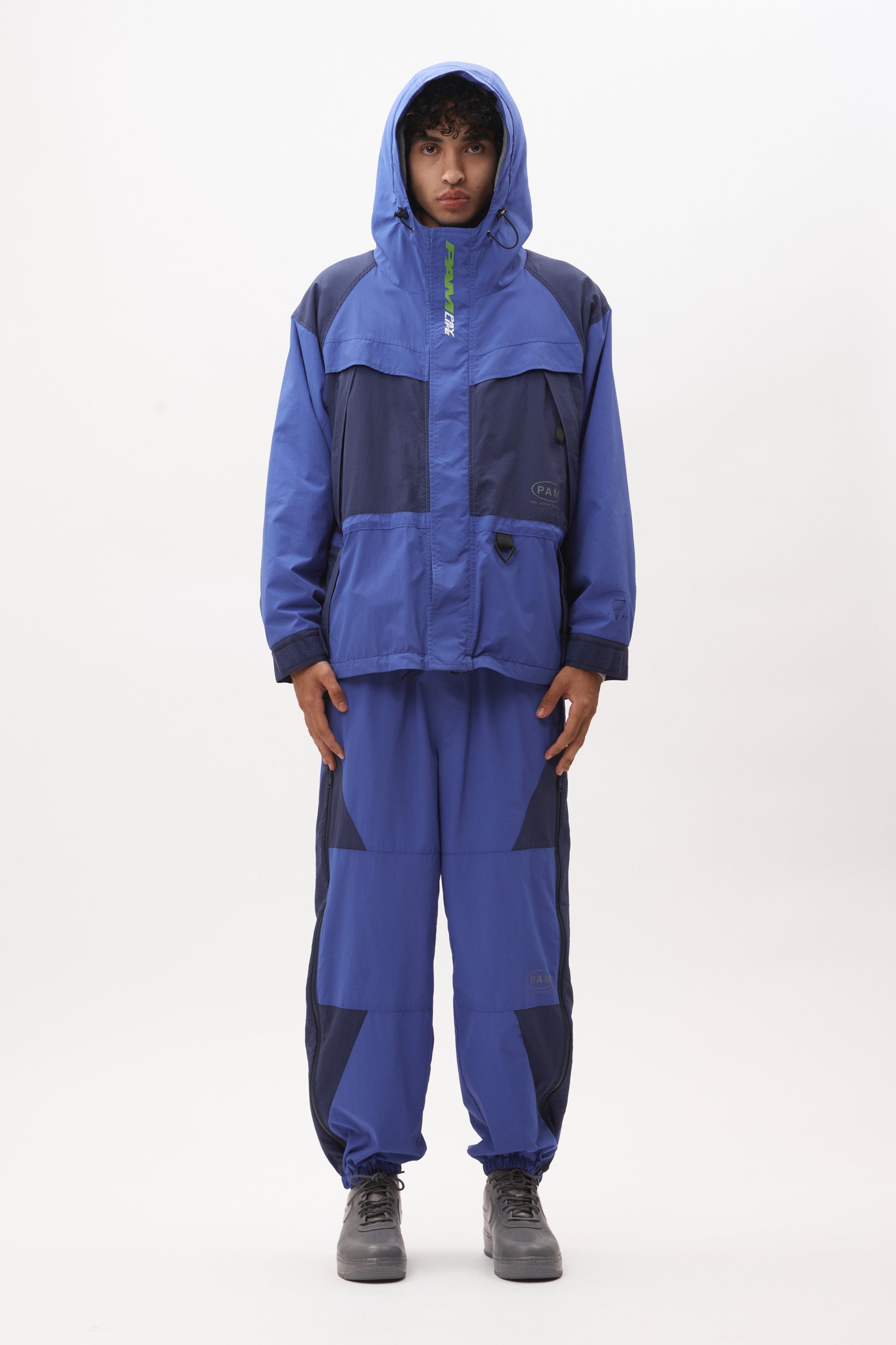 The AKTIV-8 TRACKPANT - BLUES available online with global shipping, and in PAM Stores Melbourne and Sydney.