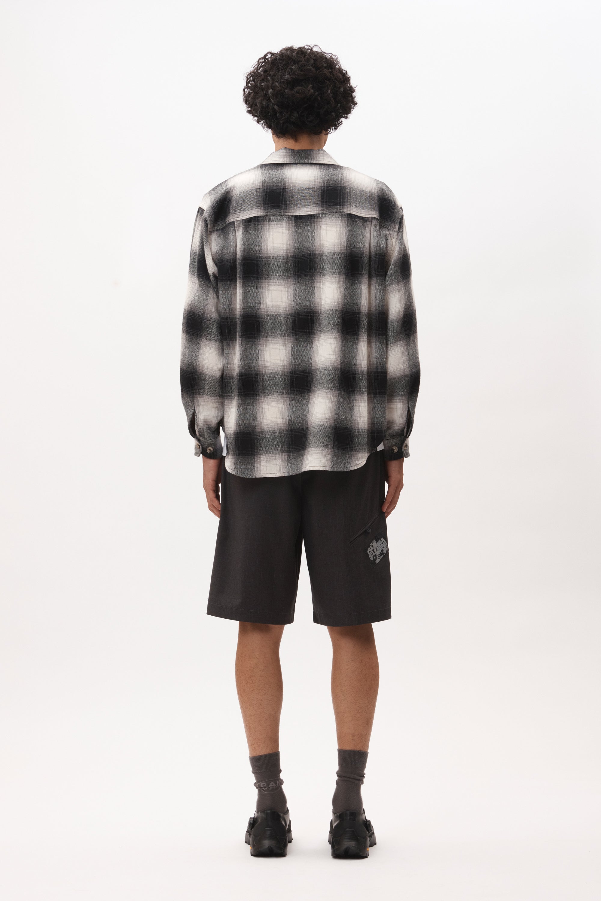 The A RUSSELL UNISEX SHORTS - GREY available online with global shipping, and in PAM Stores Melbourne and Sydney.