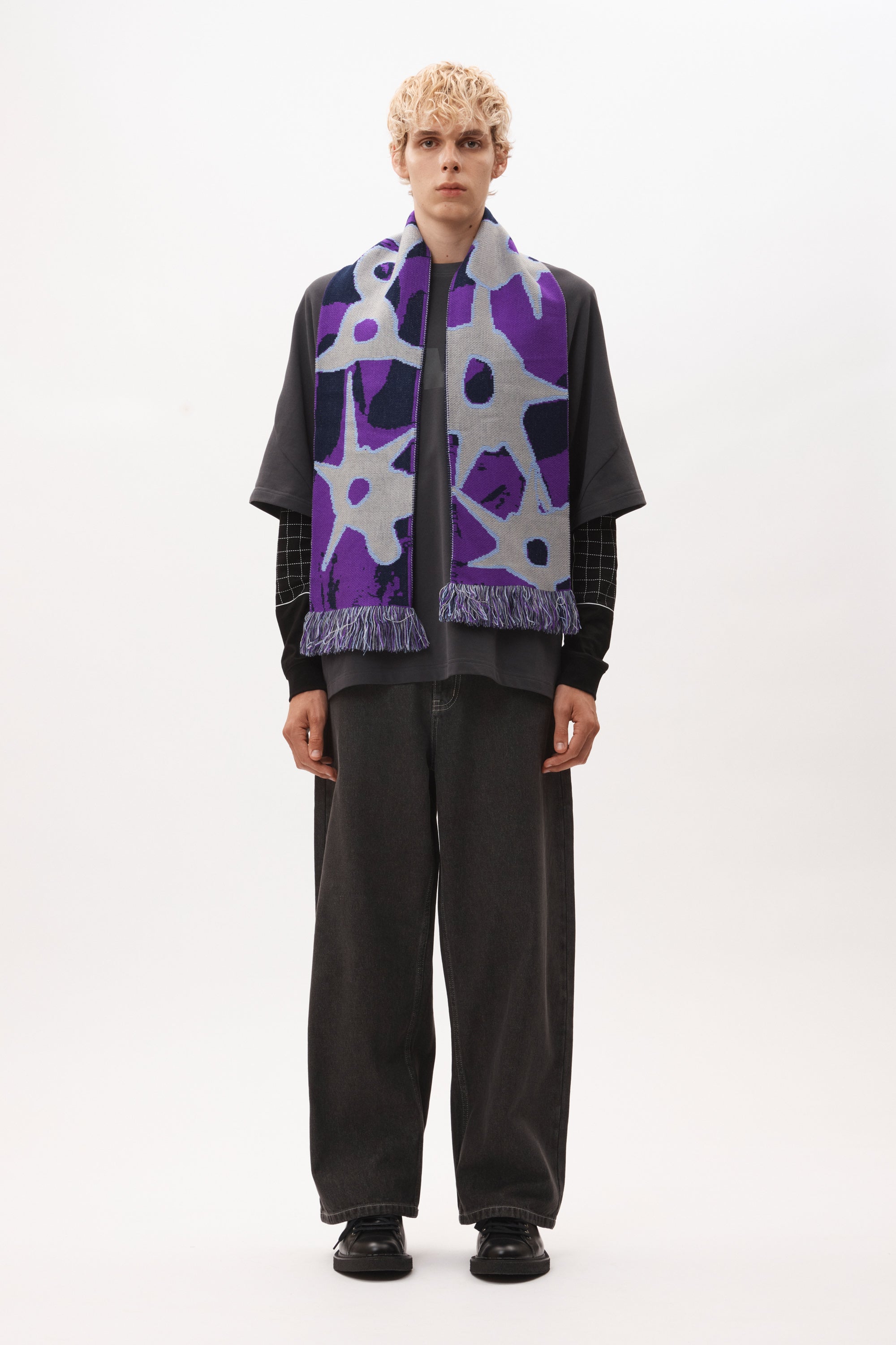 The TEAM URCHIN SCARF available online with global shipping, and in PAM Stores Melbourne and Sydney.