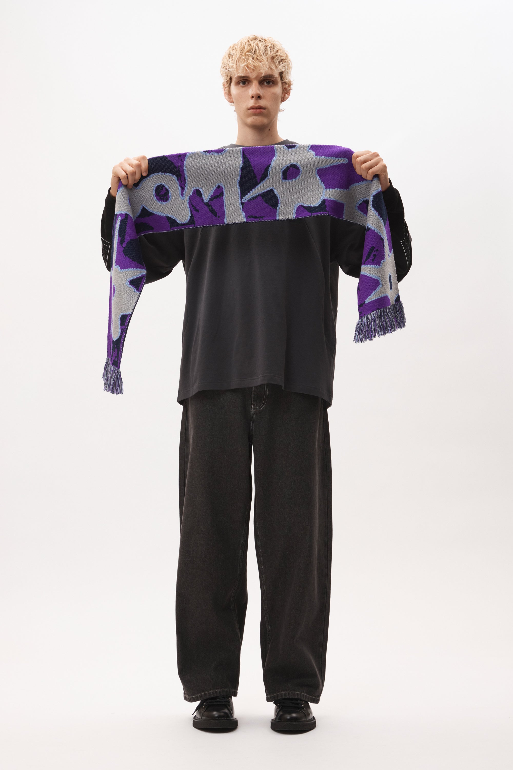 The TEAM URCHIN SCARF available online with global shipping, and in PAM Stores Melbourne and Sydney.