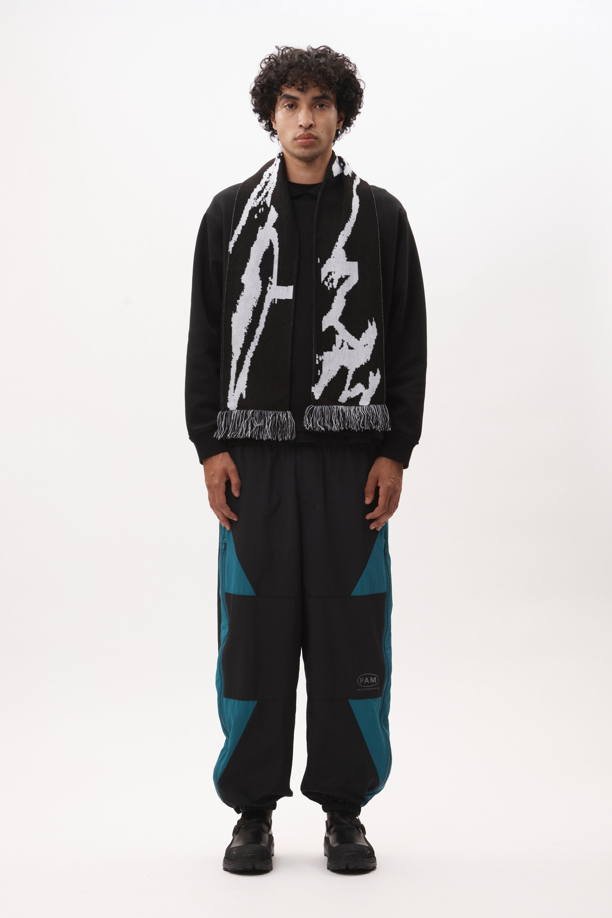 The TEAM SANDBAR SCARF available online with global shipping, and in PAM Stores Melbourne and Sydney.