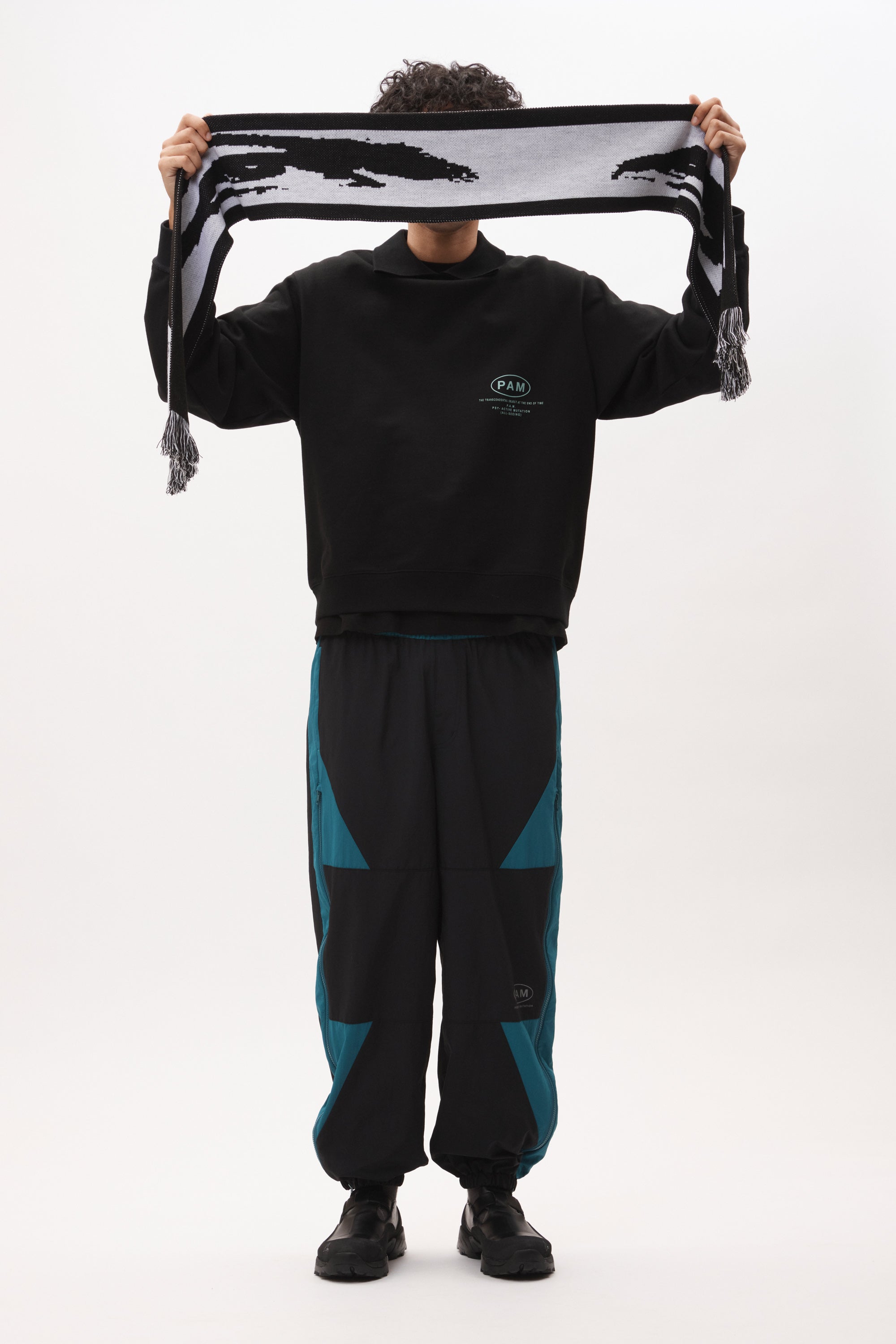 The TEAM SANDBAR SCARF available online with global shipping, and in PAM Stores Melbourne and Sydney.