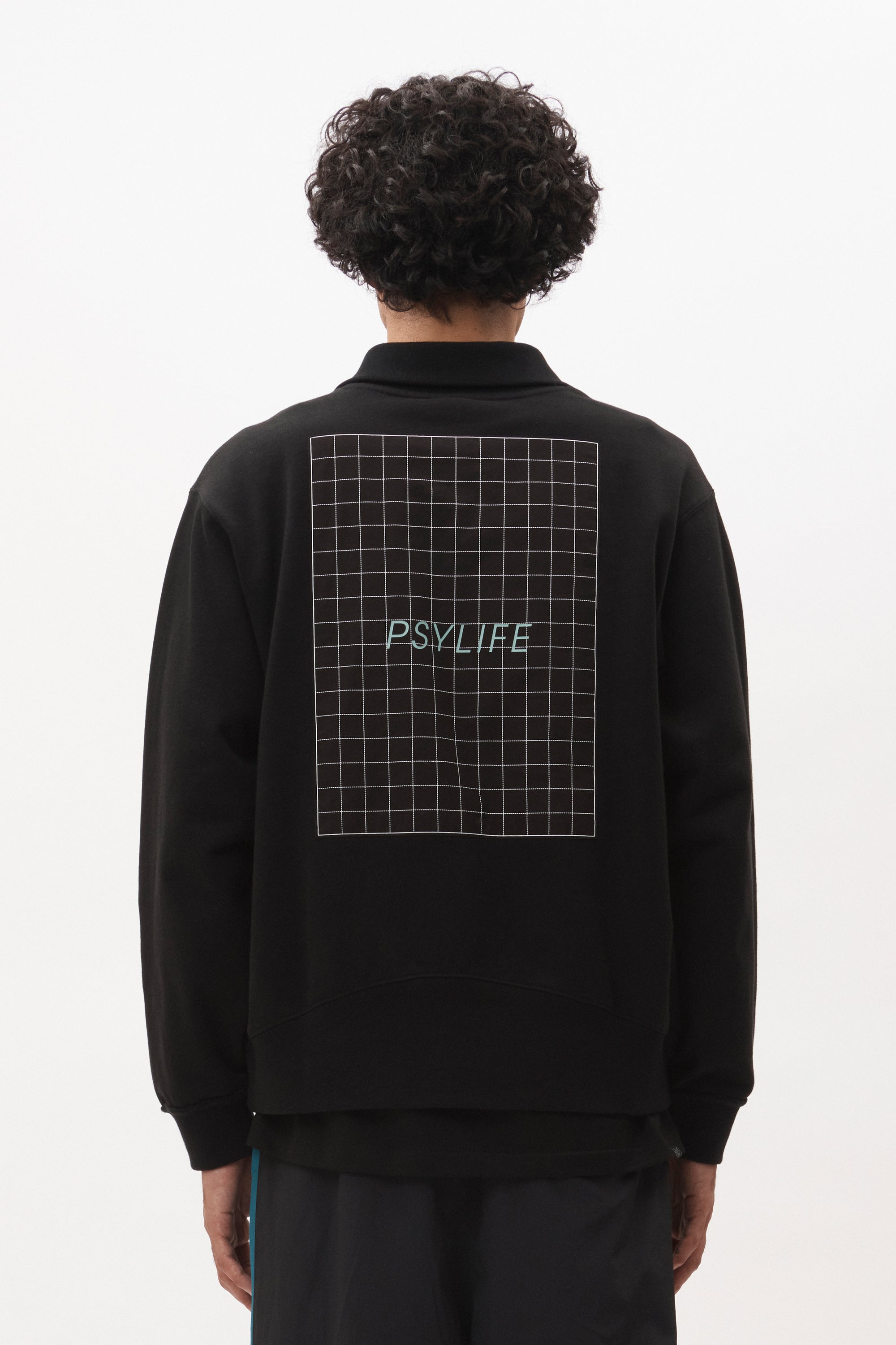 The BETWEEN CHAOS COLLARED SWEAT available online with global shipping, and in PAM Stores Melbourne and Sydney.