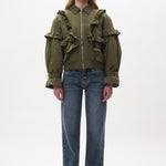 The THISTLE FRILL BOMBER available online with global shipping, and in PAM Stores Melbourne and Sydney.