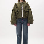 The THISTLE FRILL BOMBER available online with global shipping, and in PAM Stores Melbourne and Sydney.