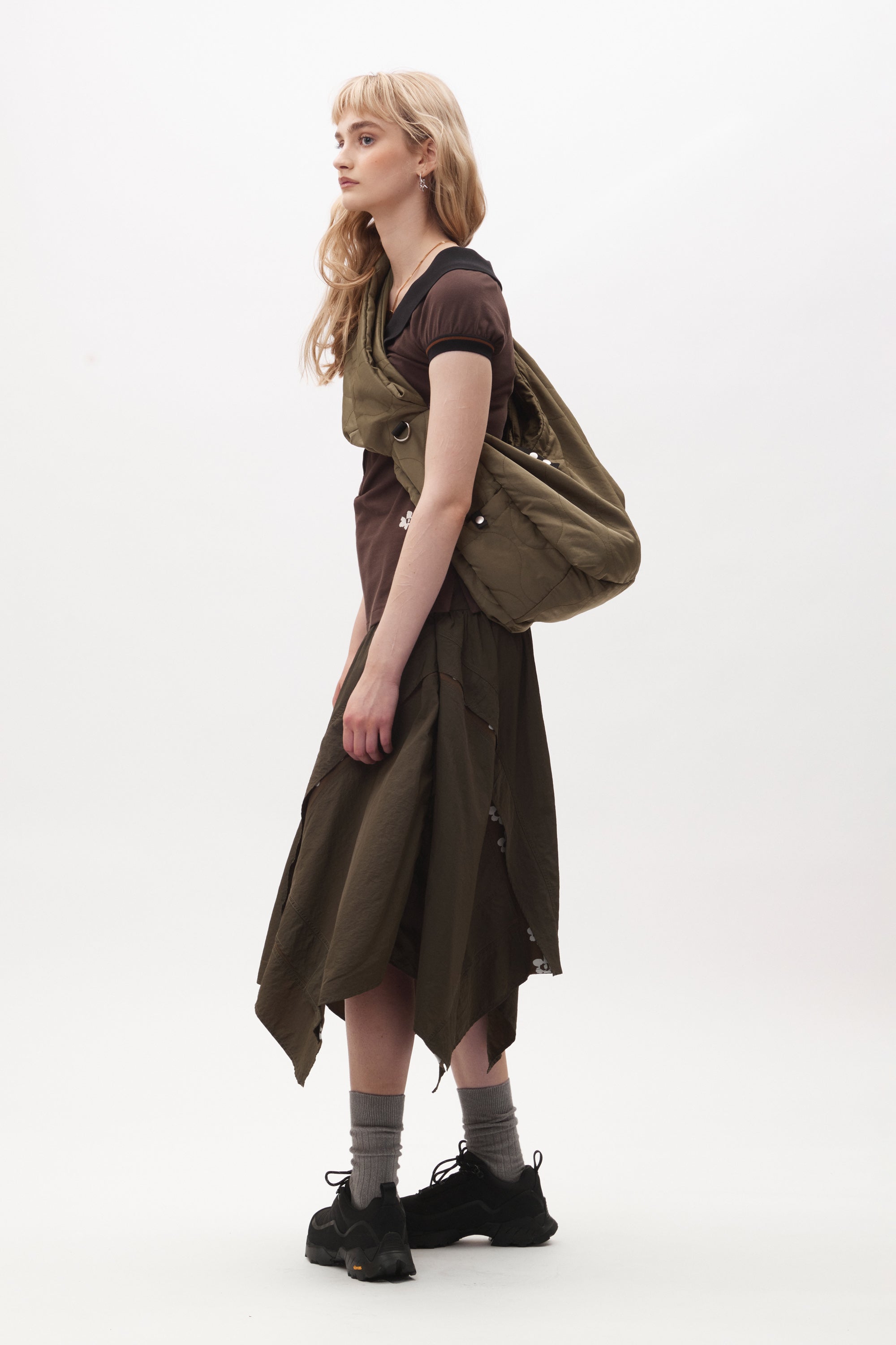The EDGE OF TIME DROPWAIST SKIRT available online with global shipping, and in PAM Stores Melbourne and Sydney.