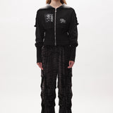 The MESSAGE BOARD HOODED ZIP THRU available online with global shipping, and in PAM Stores Melbourne and Sydney.
