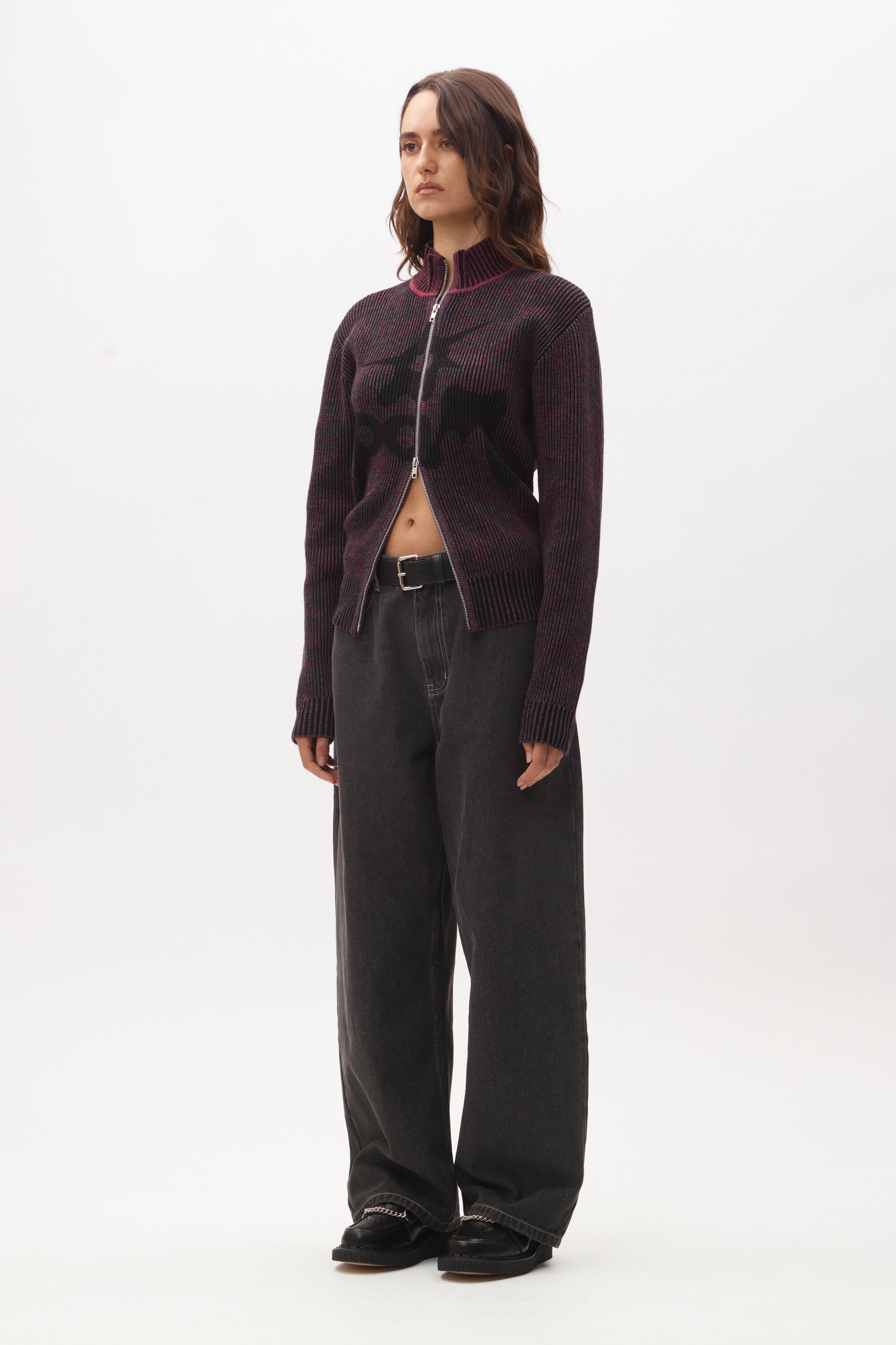 The URCHIN STEADFAST ZIP THRU KNIT available online with global shipping, and in PAM Stores Melbourne and Sydney.