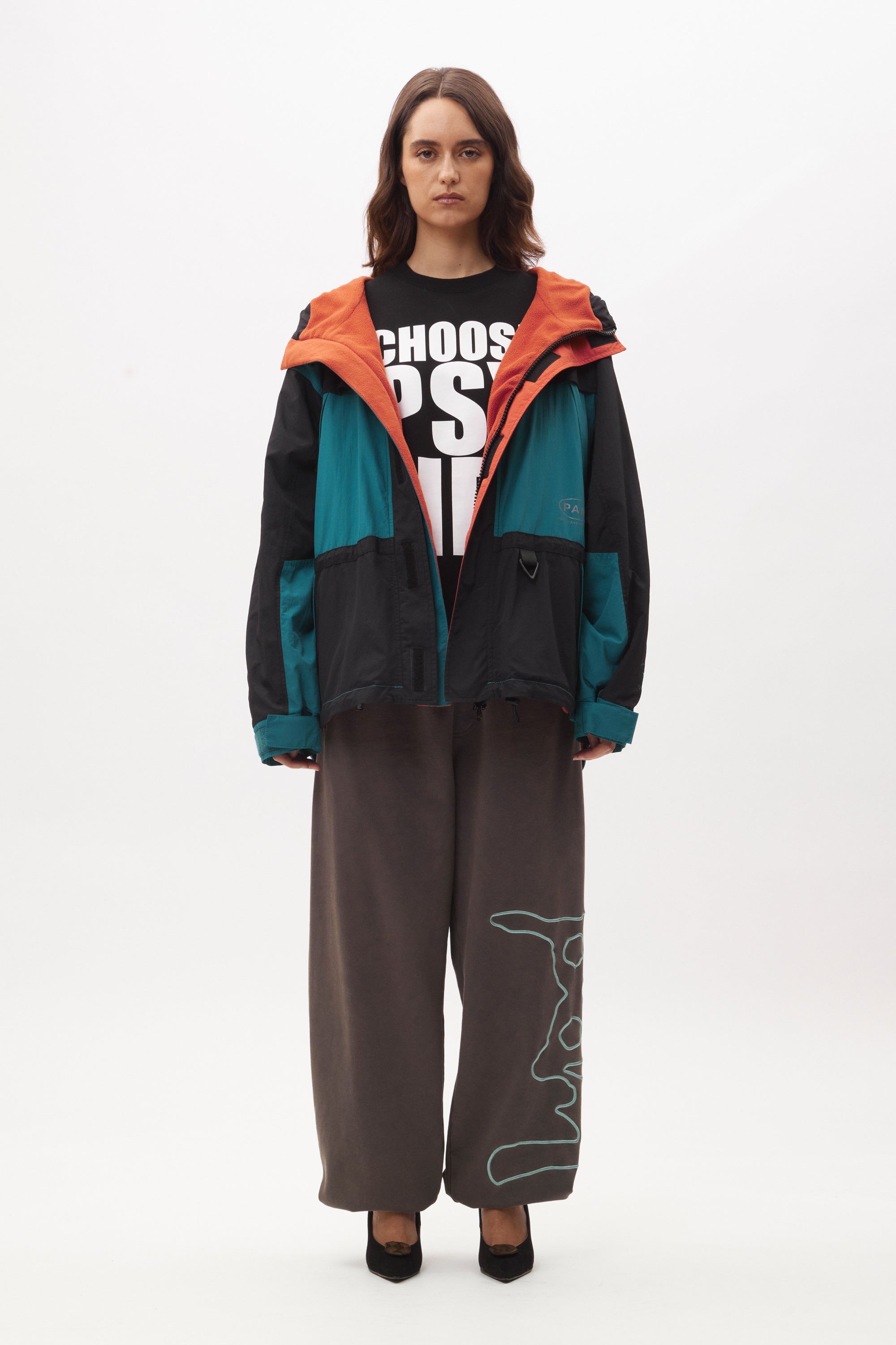 The AUROVILLE SAILING JACKET - BLACK TEAL available online with global shipping, and in PAM Stores Melbourne and Sydney.