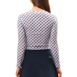 GESTURES SKORT - SEERSUCKER