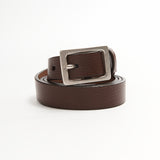 The LEATHER NARROW BELT BROWN available online with global shipping, and in PAM Stores Melbourne and Sydney.