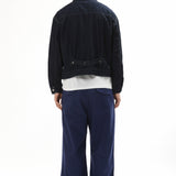 The WASHED LIGHT WEIGHT DENIM ZIP JACKET available online with global shipping, and in PAM Stores Melbourne and Sydney.