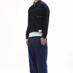 The WASHED LIGHT WEIGHT DENIM ZIP JACKET available online with global shipping, and in PAM Stores Melbourne and Sydney.