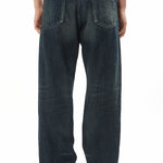 The WASHED DENIM DP BASIC PANTS INDIGO available online with global shipping, and in PAM Stores Melbourne and Sydney.