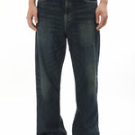 The WASHED DENIM DP BASIC PANTS INDIGO available online with global shipping, and in PAM Stores Melbourne and Sydney.