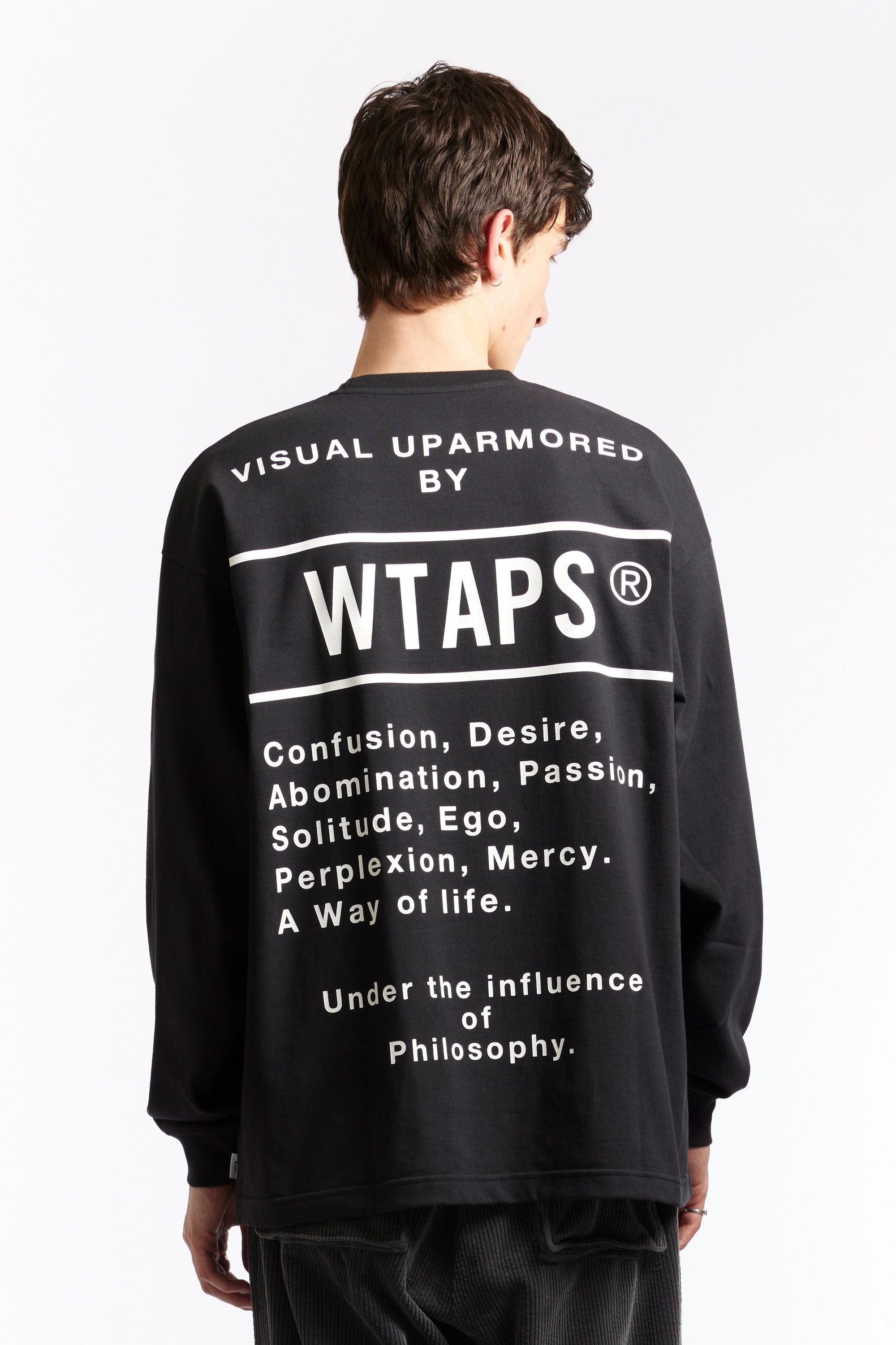 The WTAPS - OBJ 01 COTTON CONTAINING LS BLACK available online with global shipping, and in PAM Stores Melbourne and Sydney.