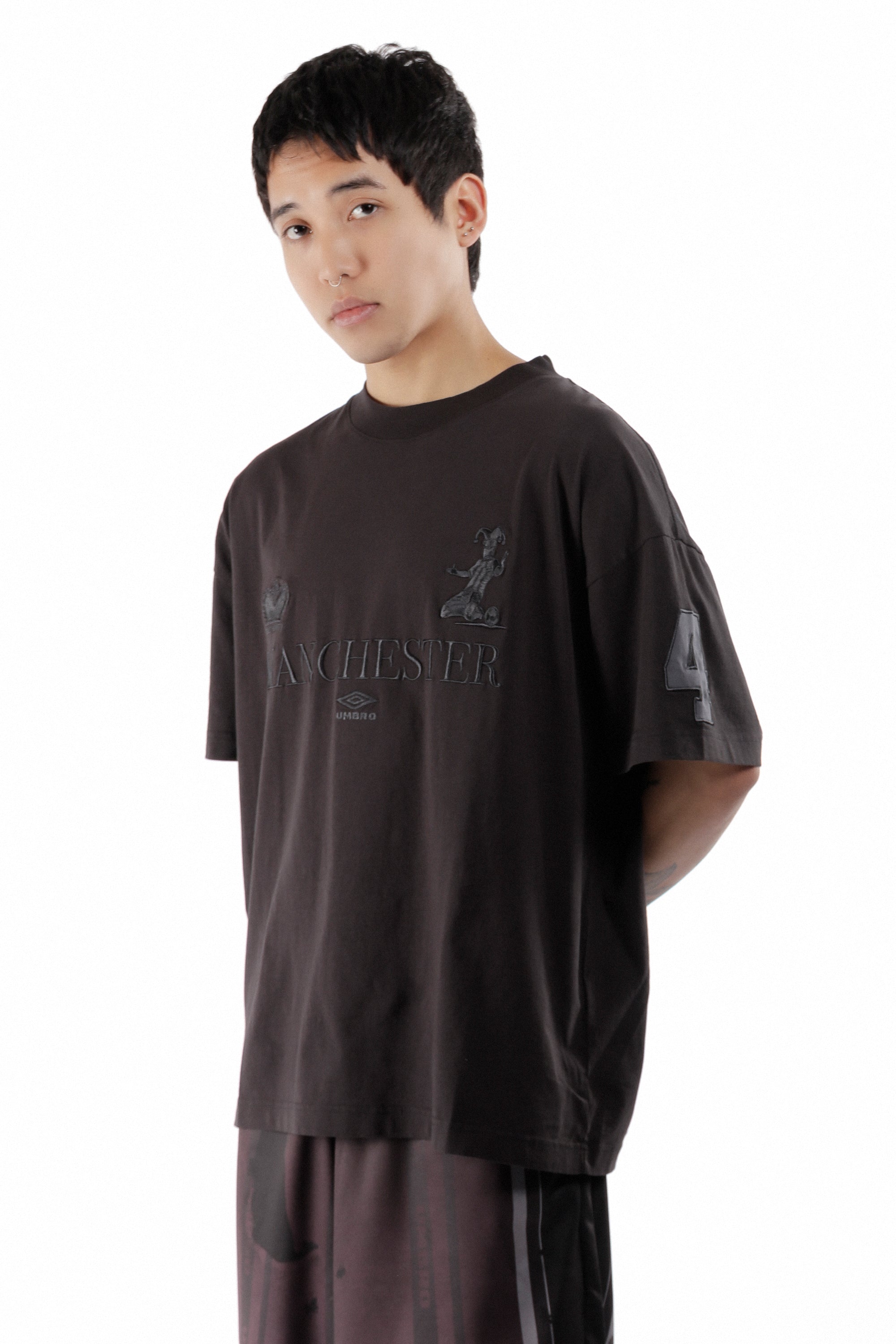 The Manc T-Shirt Washed Black available online with global shipping, and in PAM Stores Melbourne and Sydney.