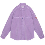 The OVERDYE CORD DESIGN BIG SHIRT available online with global shipping, and in PAM Stores Melbourne and Sydney.