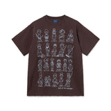 The Occupation Tee Brown available online with global shipping, and in PAM Stores Melbourne and Sydney.