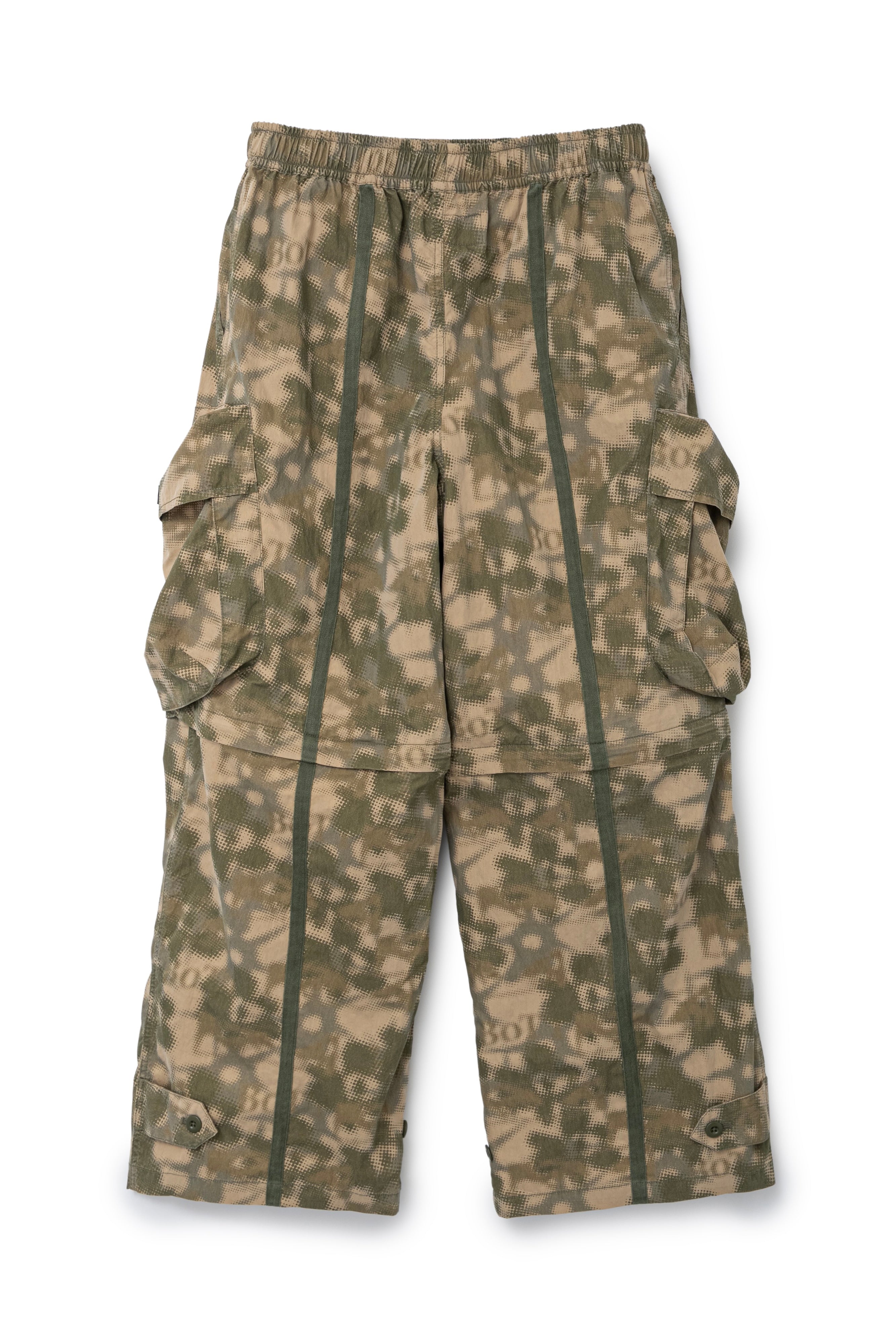 The PAM x BoTT ZIP CARGO PANT - CAMO available online with global shipping, and in PAM Stores Melbourne and Sydney.