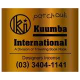 The KUUMBA - DESIGNERS INCENSE  available online with global shipping, and in PAM Stores Melbourne and Sydney.