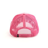 The BANG! Logo Mesh-back 5-Panel Cap Pink available online with global shipping, and in PAM Stores Melbourne and Sydney.