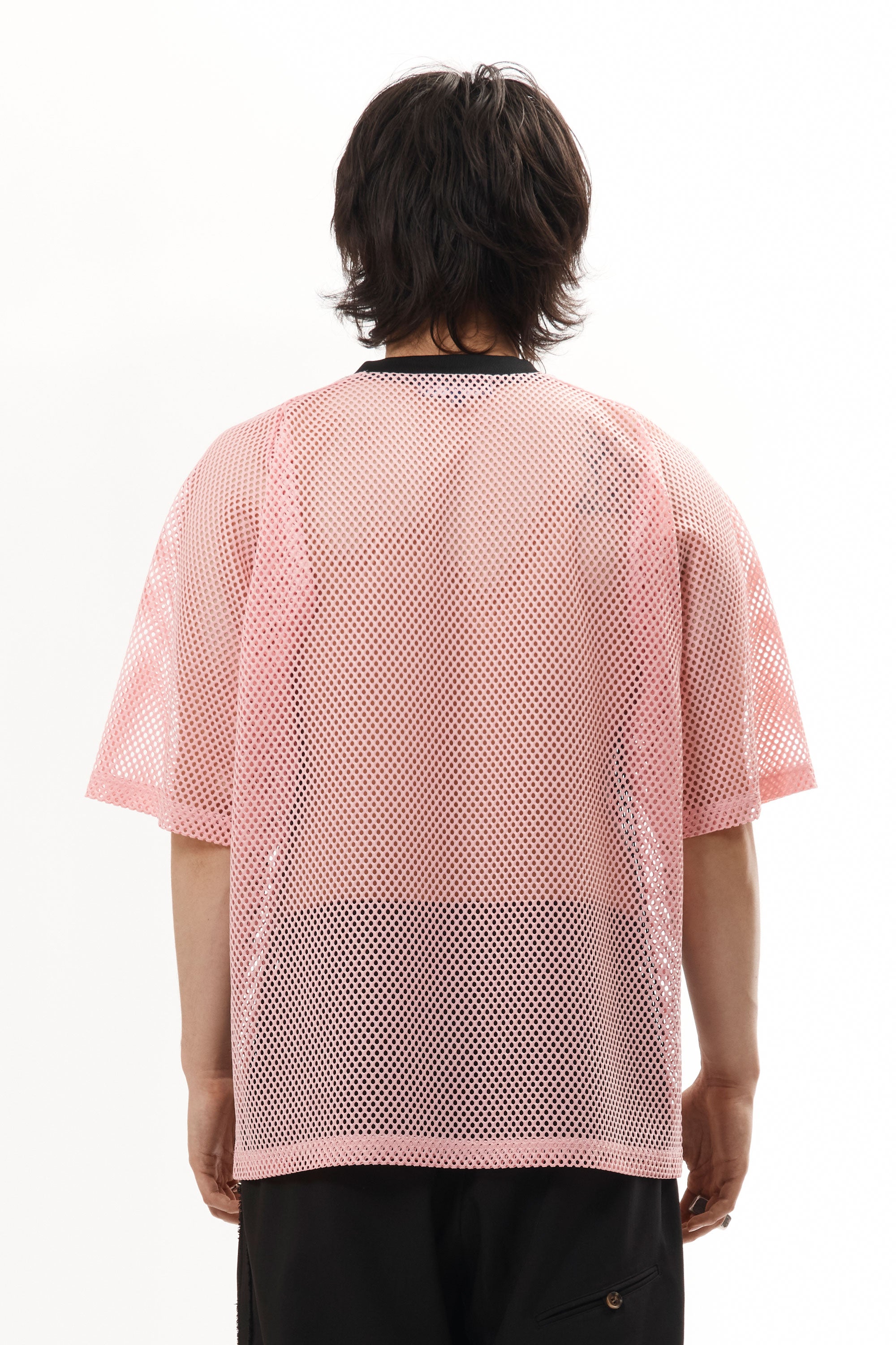 The Mesh Football Shirt Pink available online with global shipping, and in PAM Stores Melbourne and Sydney.