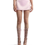 The HEAVEN - KIKI MINI SKIRT PINK available online with global shipping, and in PAM Stores Melbourne and Sydney.