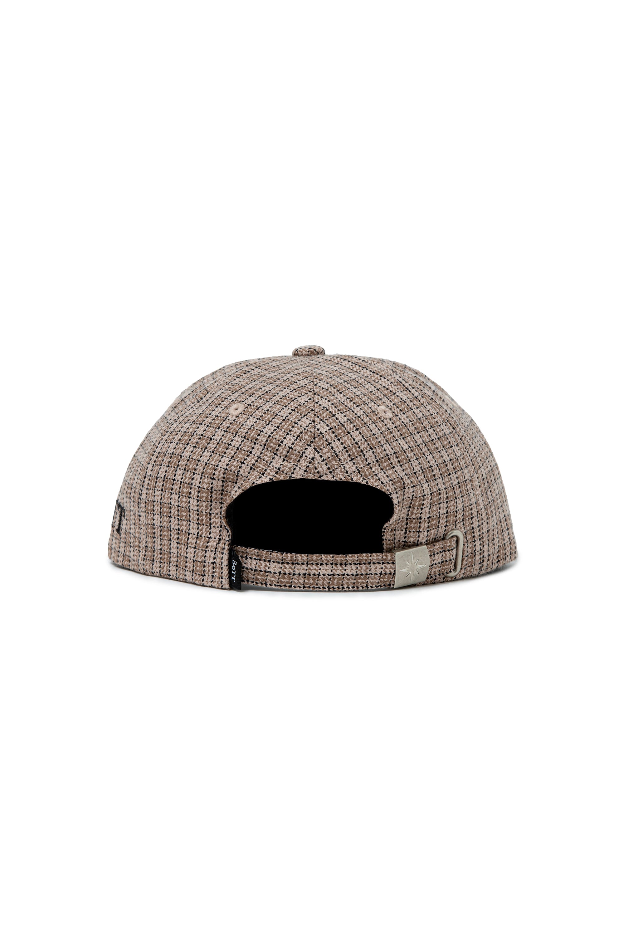 The Plaid 6-Panel Cap Natural available online with global shipping, and in PAM Stores Melbourne and Sydney.