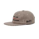 The Plaid 6-Panel Cap Natural available online with global shipping, and in PAM Stores Melbourne and Sydney.
